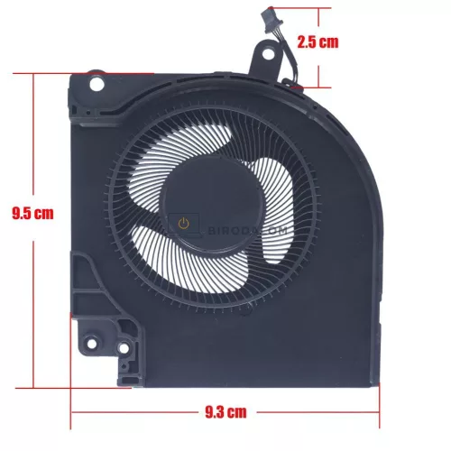 Dell Alienware X17 R1, X17 R2 gyári CPU hűtőventilátor, 4 pin (CN-0X63JW, EG50061S1-1C040-S9A)