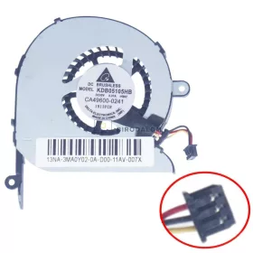   HP Pavilion DM1, DM1-2000, DM1-2105AU CPU hűtőventilátor (3 pin)