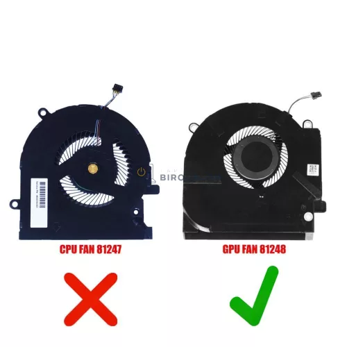 HP Omen 15-EK, 15-EN, 15-EK0001TX, 15-EK0002TX, 15-EK0003TX GPU hűtőventilátor (4 pin)