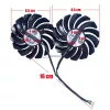 MSI GeForce RTX 3060, 3070, 3070Ti, 3080, 3080Ti, 3090 Ventus GPU hűtőventilátor, 85mm, 4 pin (PLD09210B12HH)
