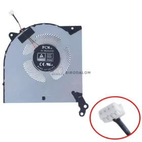   Lenovo Legion R7000 2020, Legion 5-15IMH05H, Legion 5-15IMH05, IdeaPad Flex 5-14ITL05, Flex 5-15ALC05 CPU hűtőventilátor (4 pin)