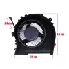 HP Omen 15-DH, Omen 15T-DH, Omen 15T-DH000 CPU hűtőventilátor (4 pin)