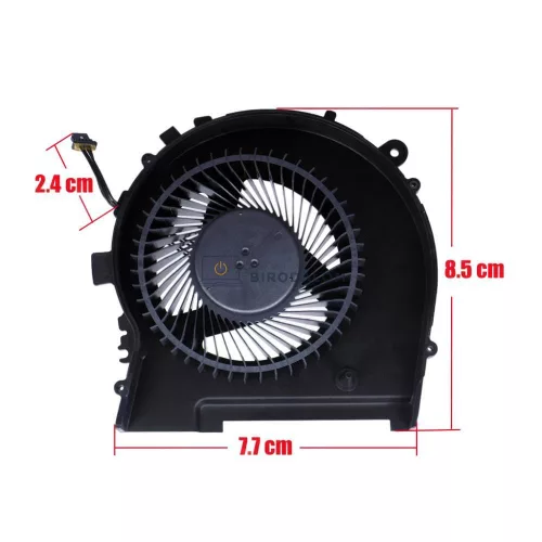 HP Omen 15-DH, Omen 15T-DH, Omen 15T-DH000 CPU hűtőventilátor (4 pin)