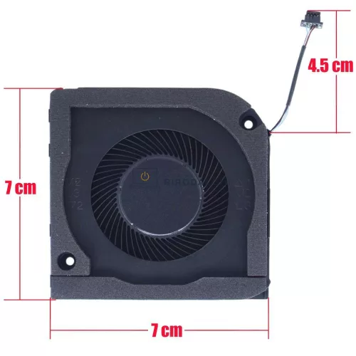 Dell Latitude 5520, Precision 3560 gyári CPU hűtőventilátor (4 pin)