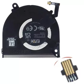   Dell Latitude 14 9000, 9440, 14-9440 2-in-1 gyári CPU hűtőventilátor (4 pin)
