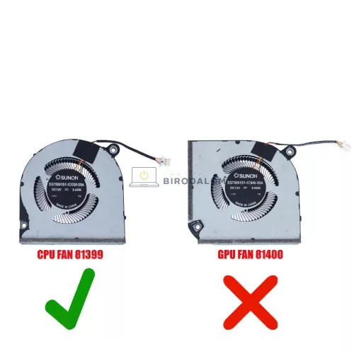 Acer Nitro V 15 ANV15-51, ANV15-51-51H9, ANV15-51-73B9 CPU hűtőventilátor (4 pin)