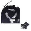 Dell G15 5510, 5511, 5515 CPU hűtőventilátor, 4 pin (DFSCK22105182Q, FN9R)