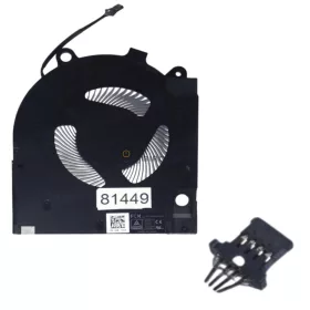   Dell G15 5510, 5511, 5515 CPU hűtőventilátor, 4 pin (DFSCK22105182Q, FN9R)