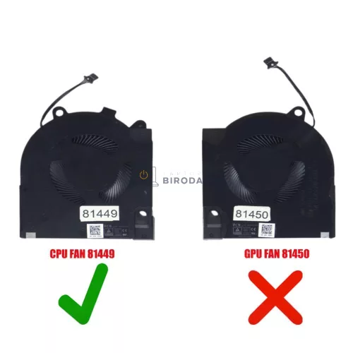 Dell G15 5510, 5511, 5515 CPU hűtőventilátor, 4 pin (DFSCK22105182Q, FN9R)