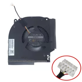   HP Victus 16-R, 16-S, OMEN 16-W, 16-XD, 16-AE, 16-AP GPU hűtőventilátor (5 pin)