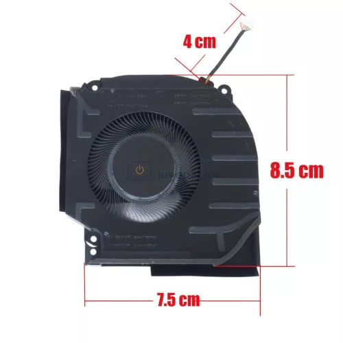 HP Victus 16-R, 16-S, OMEN 16-W, 16-XD, 16-AE, 16-AP GPU hűtőventilátor (5 pin)