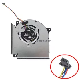   Asus ROG Strix G16 G614JI, G614FR, G614PM, G614FH, G614FM, Scar 16 G634JY CPU hűtőventilátor (4 pin)