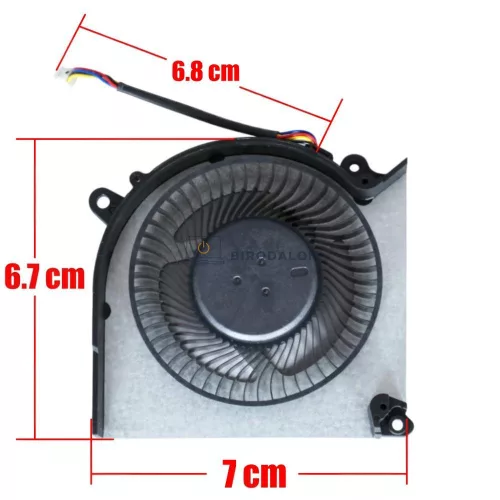 MSI Pulse 16 AI C1V, C1VFKG, C1VGKG GPU hűtőventilátor (4 pin)