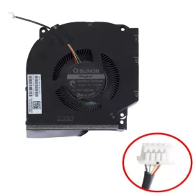   HP Victus 16-R, 16-S, OMEN 16-W, 16T-AE, 16-AP GPU hűtőventilátor (5 pin, 60W)