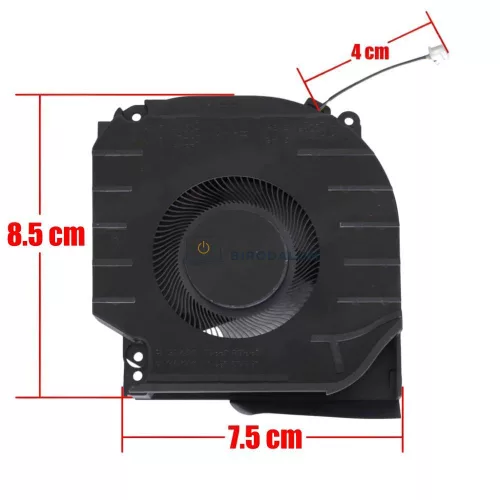 HP Victus 16-R, 16-S, OMEN 16-W, 16T-AE, 16-AP GPU hűtőventilátor (5 pin, 60W)