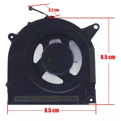 Lenovo Legion S7-15ACH6, Slim 7 Gen 6, Y9000X, R9000X CPU hűtőventilátor (4 pin) (5F10S13971, 5F10S13972)