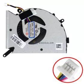   MSI Stealth GS77 12UHS, 12UH, 12UGS, 12UE CPU hűtőventilátor, 4 pin (PABD1A010SHL, E33-0801250-MC2)