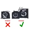 MSI Creator Z17 MS-17N1, HX Studio A12UKST, A12UMST GPU hűtőventilátor (4 pin)