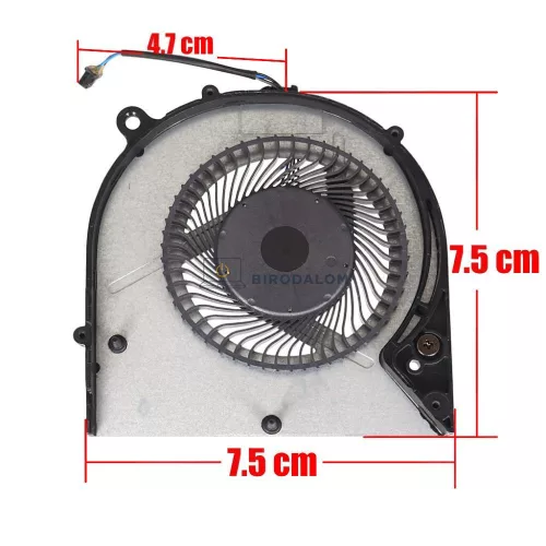 HP EliteBook 840 G3, 850 G3, 850 G4, 1040 G3, 755 G4, 15u G3 CPU hűtőventilátor (4 pin)