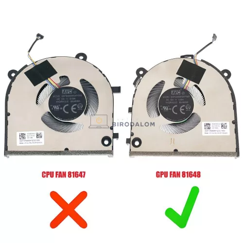 Lenovo IdeaPad Pro 5 16IRH8, IdeaPad Pro 5 16APH8 GPU hűtőventilátor (4 pin)