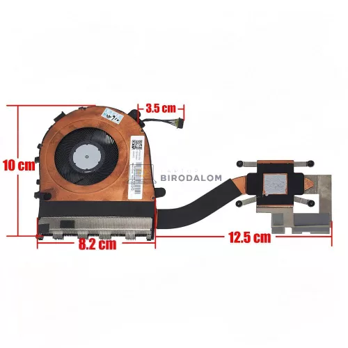Lenovo ThinkPad E16 Gen 2, E14 Gen 6 CPU hűtőventilátor (5 pin)