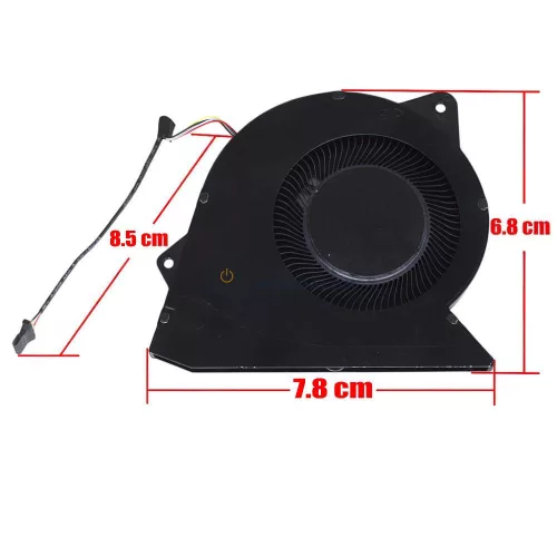 Dell Pro 14 PC14250, PC14255, Pro 16 PC16250, PC16255 CPU hűtőventilátor (4 pin)
