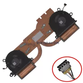   HP Spectre x360 13-AW, 13-AW0000, 13-AW0001, 13-AW0005nv CPU hűtőventilátor hűtőbordával (5 pin)