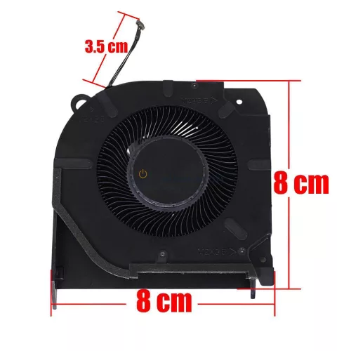 HP Omen 16-U, 16-U0089TX, 16-U0029TX GPU hűtőventilátor (4 pin)