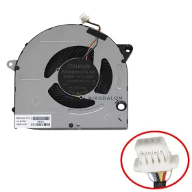HP Pavilion Plus 16-AB CPU+GPU hűtőventilátor (4 pin)