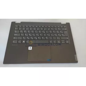   Lenovo Thinkpad C340-14IWL, C340-14API, FLEX-14IWL gyári új magyar sötétszürke billentyűzetmodul touchpaddal (5CB0S17434)