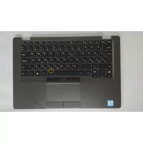   Dell Latitude 5400 használt fekete magyar billentyűzet modul touchpaddal, hagnszóróval (A1899F)