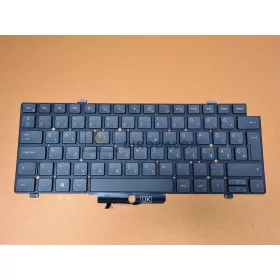   Dell Latitude 5420, 5430, 5421, 5431, 7420, 7420 2IN1, 7520, 7530 gyári billentyűzet (HU kiosztás, háttérvilágítással), fekete