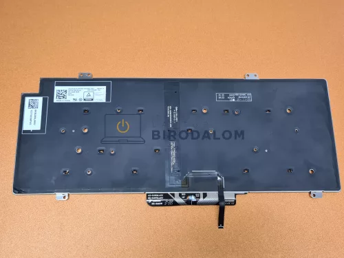 Dell Latitude 5420, 5430, 5421, 5431, 7420, 7420 2IN1, 7520, 7530 gyári billentyűzet (HU kiosztás, háttérvilágítással), fekete