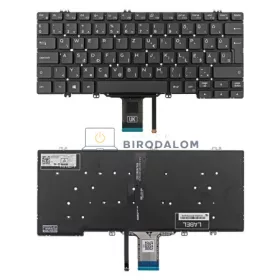   Dell 9D0FT gyári billentyűzet (HU kiosztás, háttérvilágítással), fekete