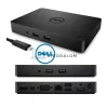 Dell WD15 USB-C használt dokkoló (HDMI, miniDisplayPort, VGA, LAN, USB), gyári 130W töltővel