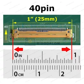   B156XW02 V.2 15.6" HD LED 40 pin laptop kijelző, fényes