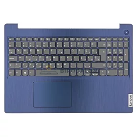   Lenovo IdeaPad 3-15ARE05 gyári billentyűzet modul (felső fedél, HU kiosztás), fekete-kék (5CB0X57554 )